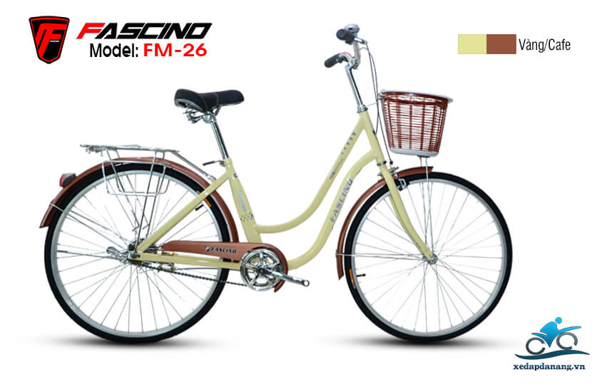 Xe đạp mini nữ Fascino màu vàng