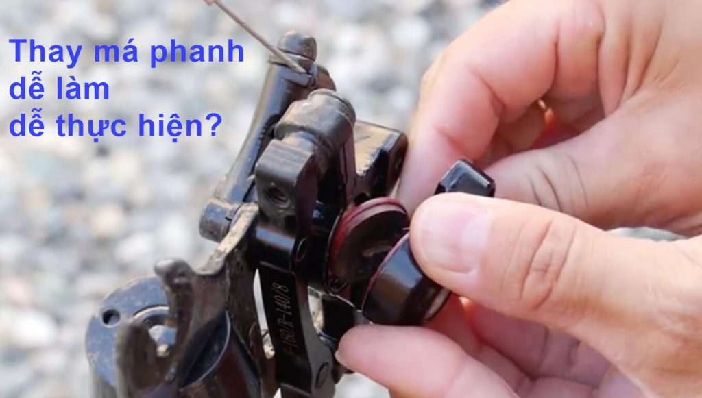 Cách thay má phanh dĩa cho xe đạp